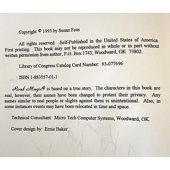 ROAD MAGIC Part One By Susan Foss 1993 First Printing Paperback - Picture 4 of 7